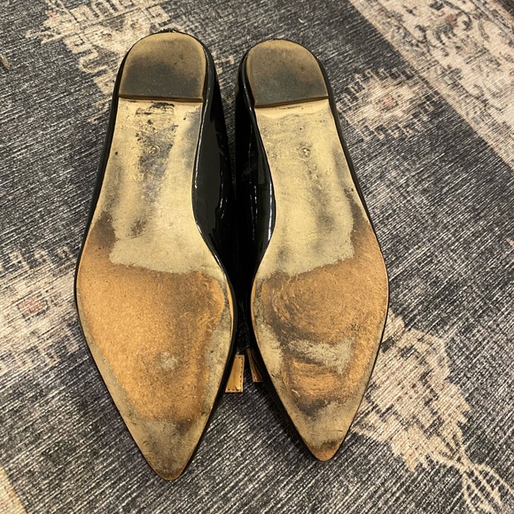 J Crew Factory | Patent Leather Bow Points - Picture 6 of 7